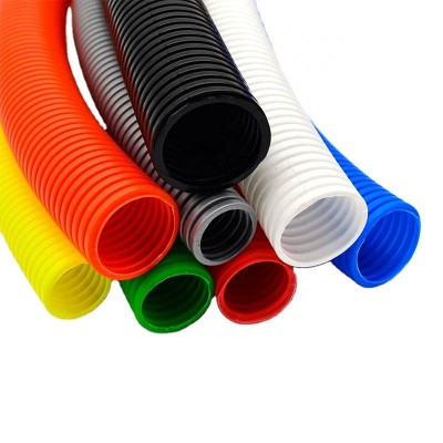 50mm Diameter Plastic Pvc Spiral Corrugated Pipe For Electric Cable Protection